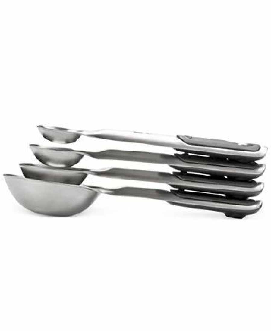 Kitchen * | Oxo Good Grips Set Of 4 Stainless Steel Magnetic Measuring Spoons