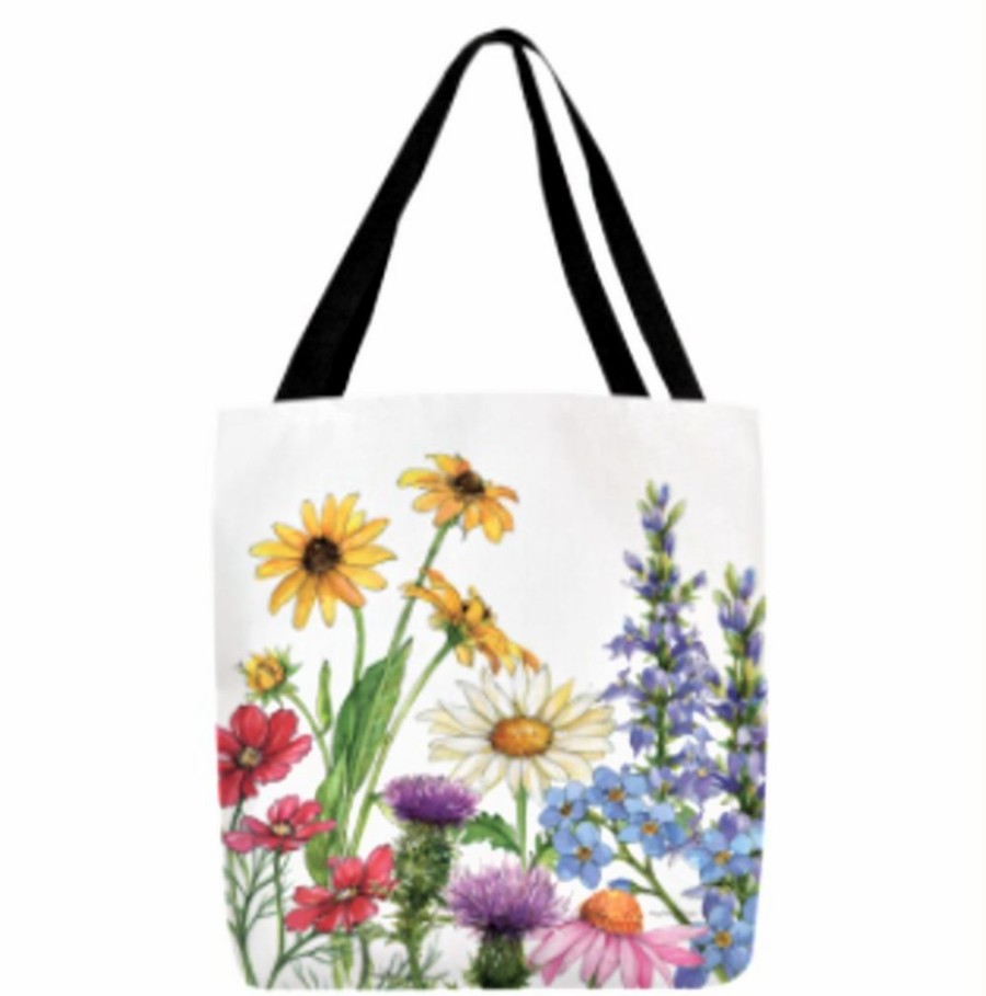 Glassware & Tabletop * | Bamboo Table Tote Bag | Wildflowers