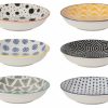 Glassware & Tabletop * | Danica Brands Now Designs By Danica 2Oz Pinch Bowls (Set Of 6) | Bits & Dots