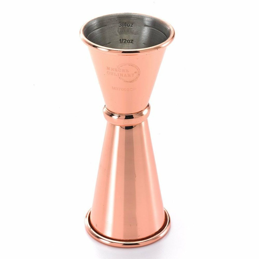 Glassware & Tabletop * | Mercer Barfly 1Oz X 1.5Oz Japanese Style Jigger | Copper Plated