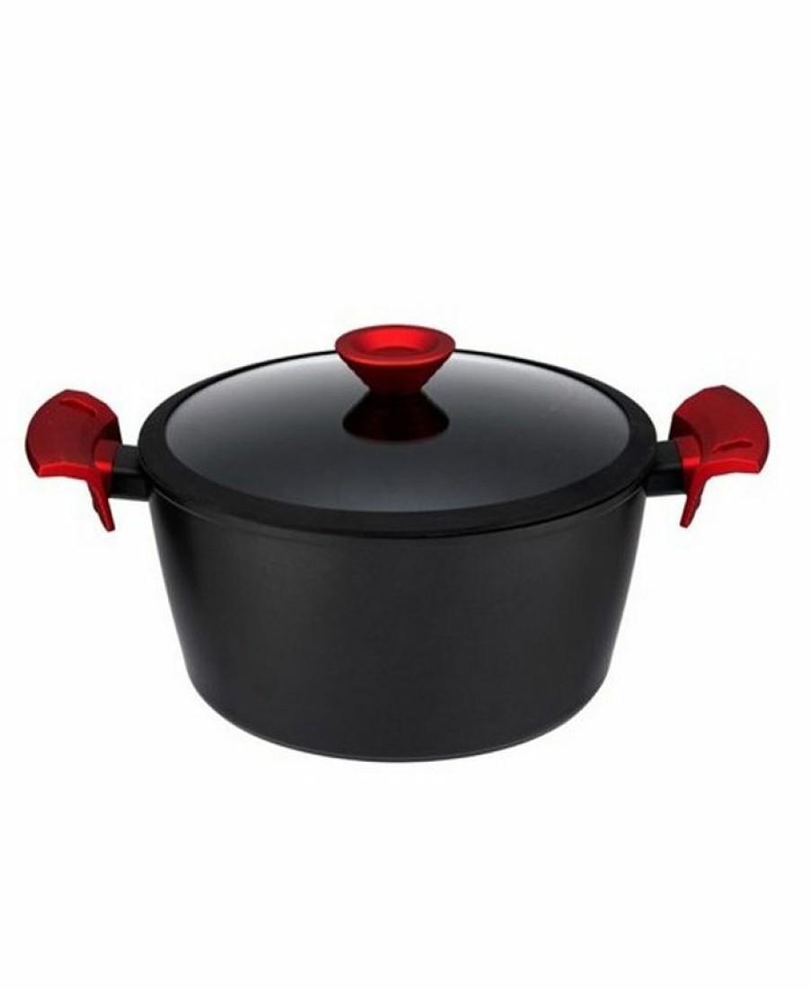 Kitchen * | Hamilton Beach 4.2 Quart Dutch Oven With Soft Touch Handles Black