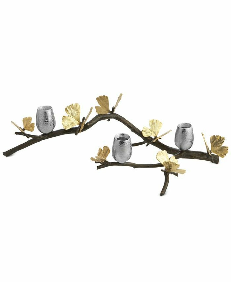 Misc_Gifts * | Michael Aram Butterfly Ginkgo Centerpiece Silver