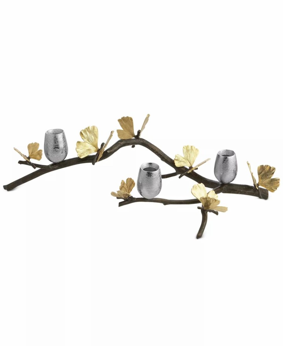 Misc_Gifts * | Michael Aram Butterfly Ginkgo Centerpiece Silver