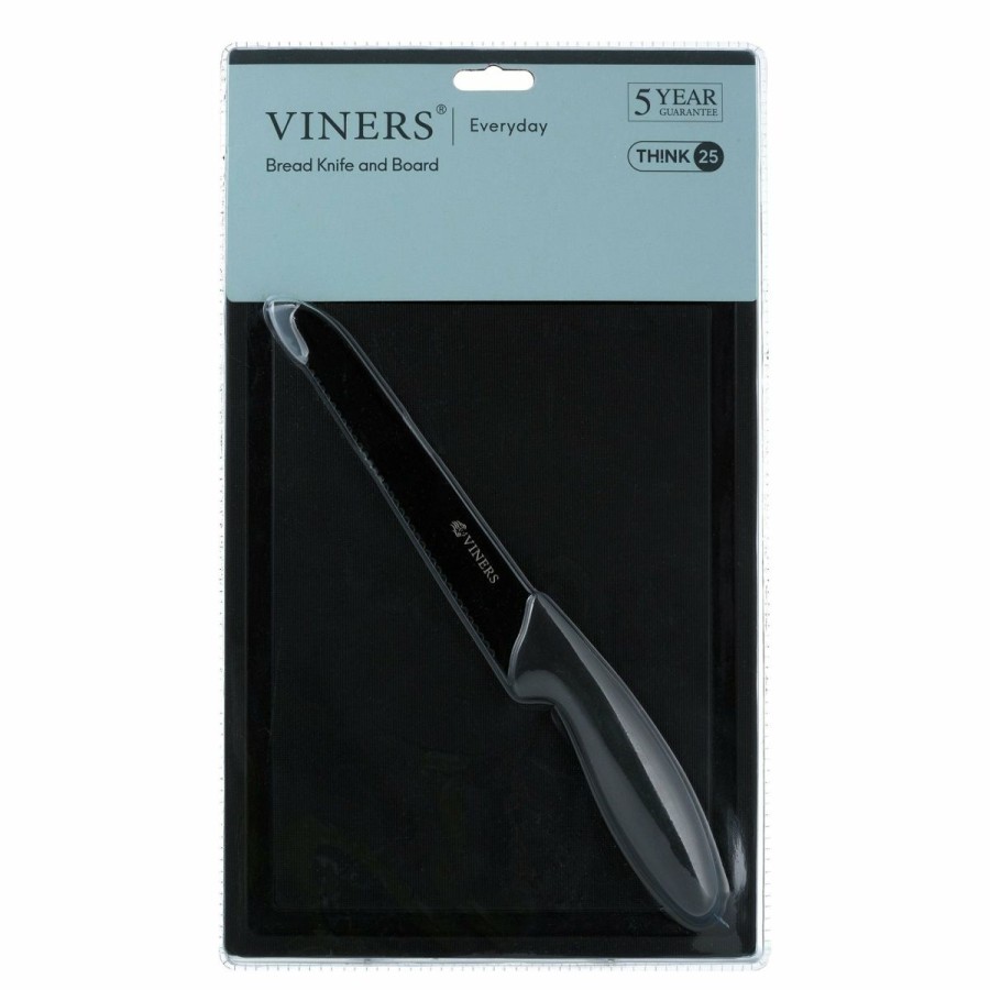 Knives * | Viners Everyday Bread Knife & Board