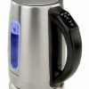 Kitchen * | Ovente Stainless Steel Electric Kettle With Touch Screen Control Panel Silver