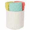 Glassware & Tabletop * | Danica Brands Now Designs By Danica Mercantile Dishcloths In Basket (Set Of 3) | Chartreuse