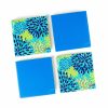 Glassware & Tabletop * | Fiesta Coaster Set | 4-Piece (Cool Blue Calypso)