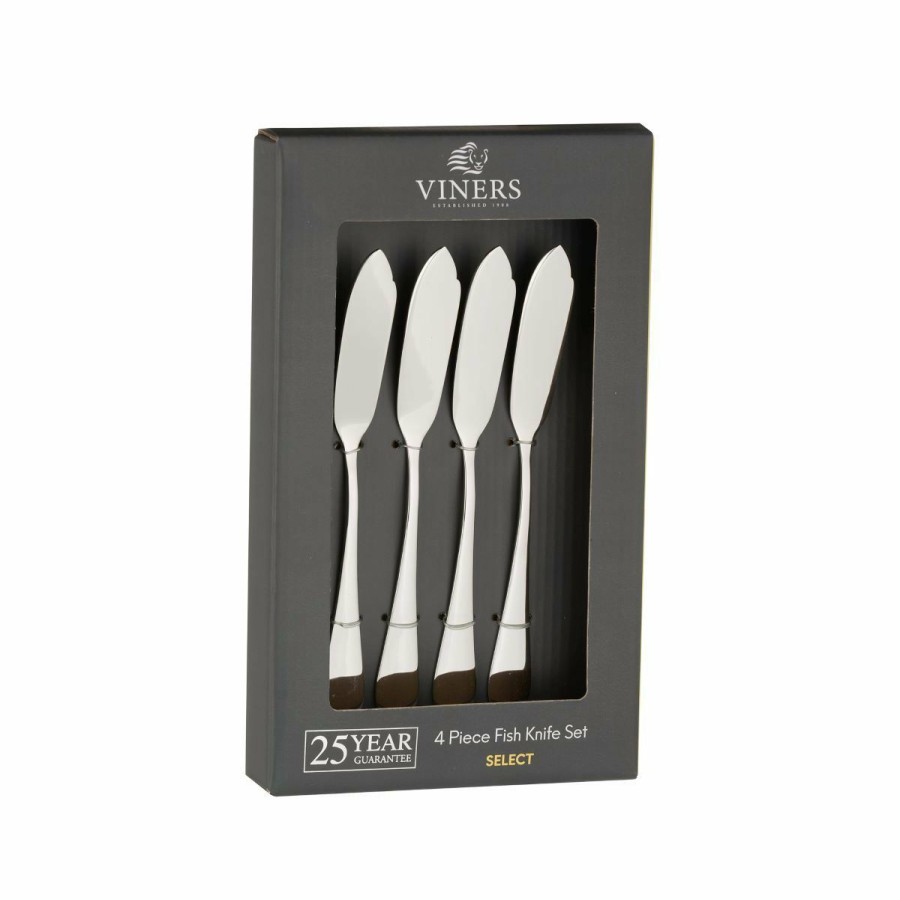 Knives * | Viners Select 4-Piece Fish Knife Set