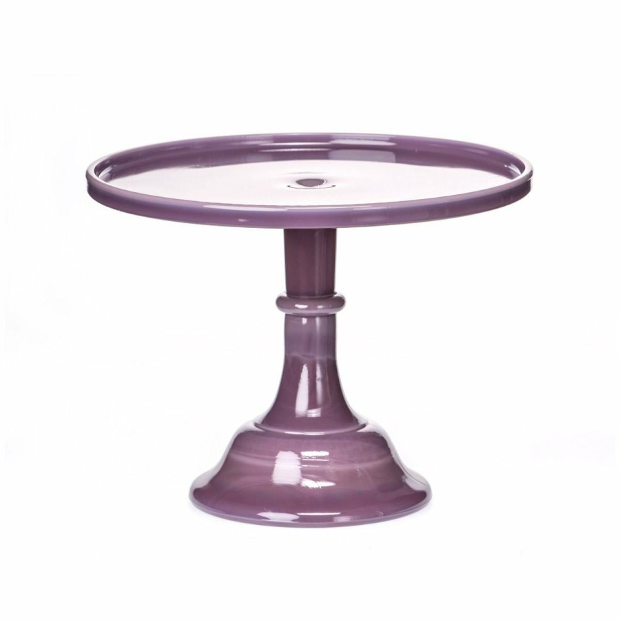 Glassware & Tabletop * | Mosser Glass 10 Cake Plate | Eggplant