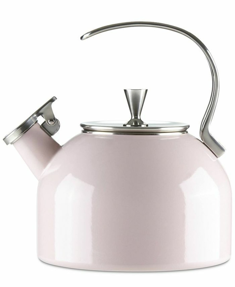 Kitchen * | Kate Spade New York All In Good Taste Tea Kettle Pink