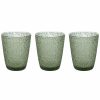 Glassware & Tabletop * | Tognana Bicchieri Davor Glasses (Green) | Set Of 3