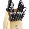 Kitchen * | J.A. Henckels International 15-Pc. Knife Set Black