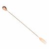 Glassware & Tabletop * | Mercer Barfly 12.4 Bar Spoon With Fork | Copper Plated