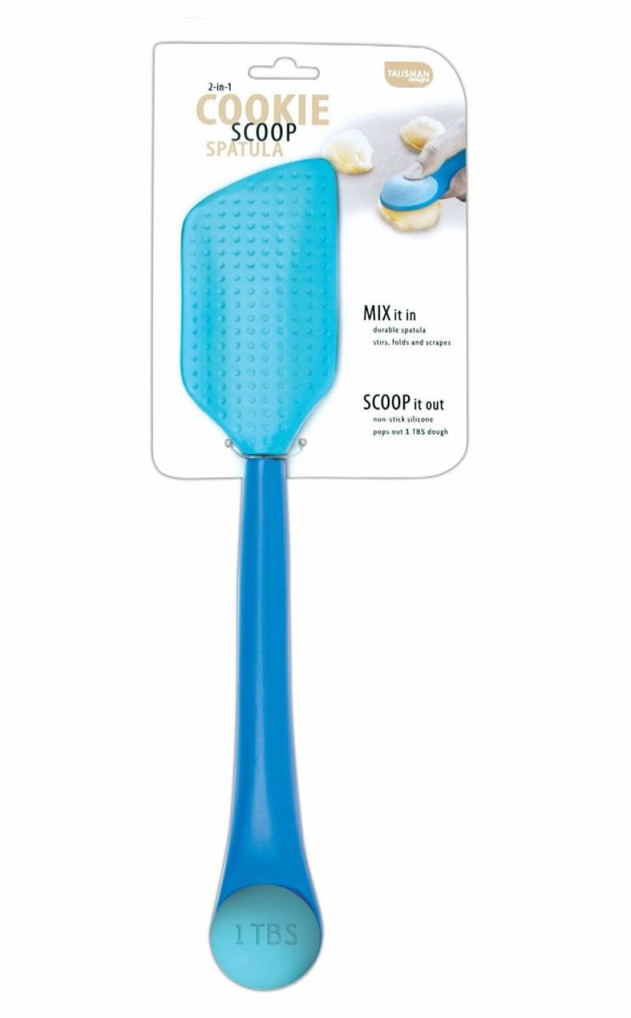 Cooks' Tools * | Talisman Designs 2-In-1 Cookie Scoop & Spatula