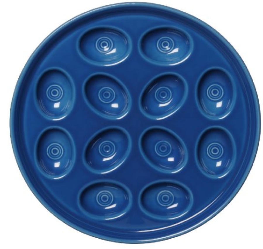 Glassware & Tabletop * | Fiesta Egg Plate/Tray | Lapis