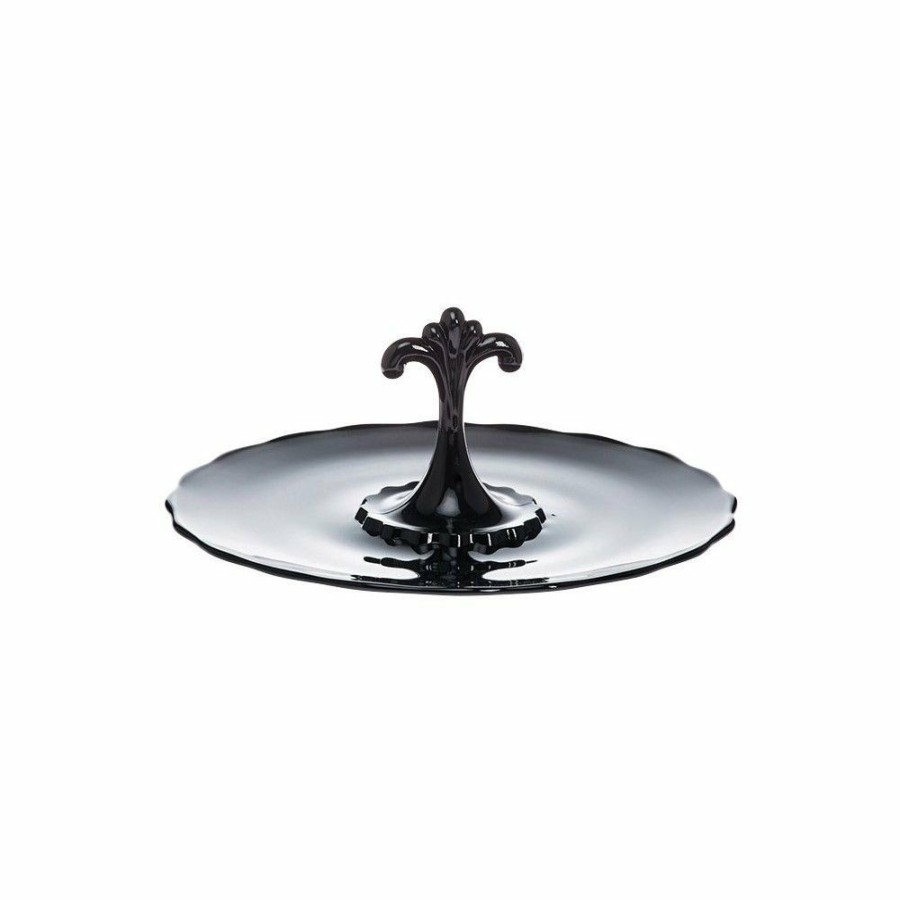 Glassware & Tabletop * | Mosser Glass Anna Tidbit Tray | Black