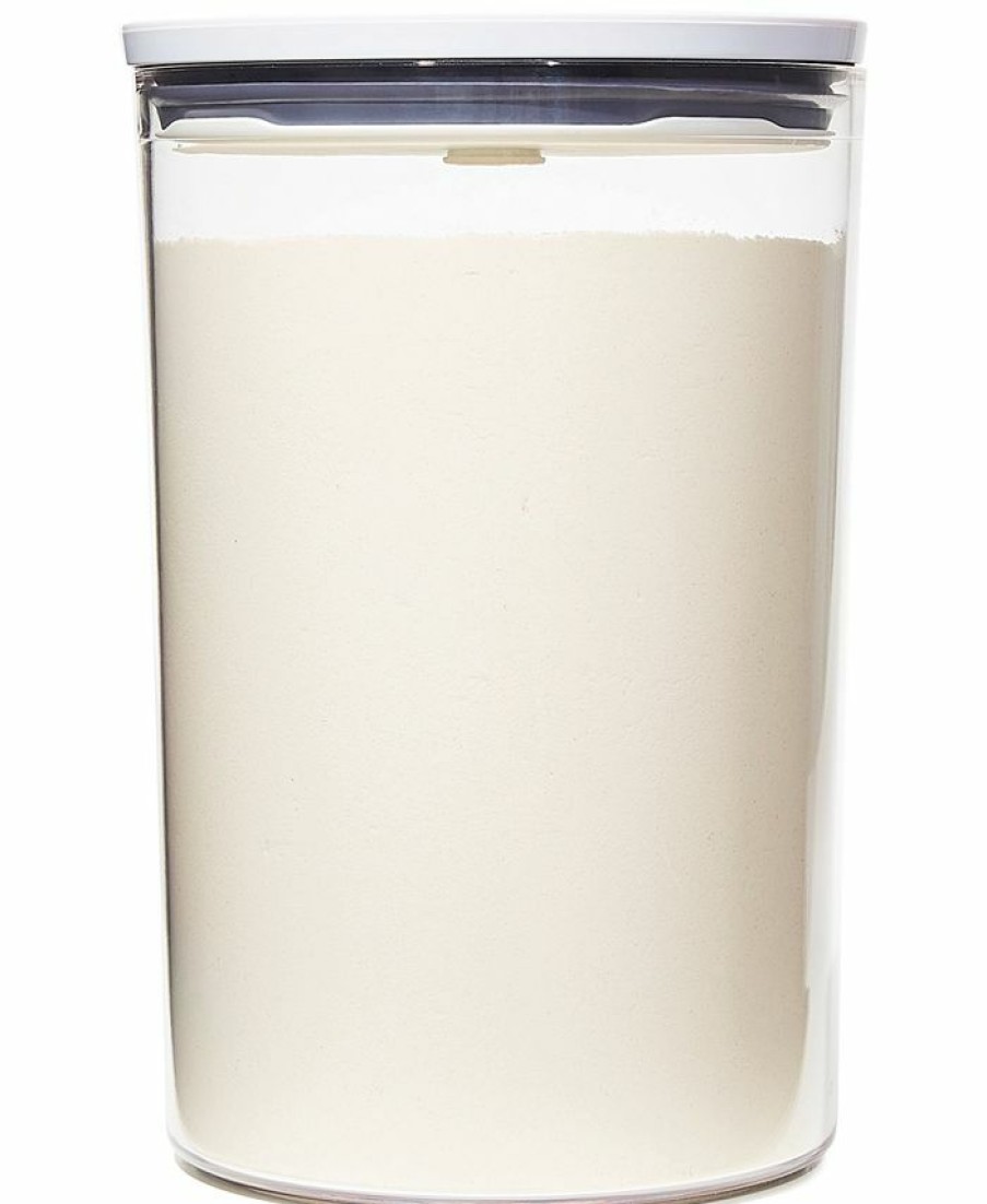 Kitchen * | Oxo Good Grips Pop Tall Round Food Storage Canister White