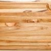 Knives * | Teakhaus Edge Grain Carving Board W/Corner Hole + Juice Canal (Rectangle) | 16 X 12 X 0.75