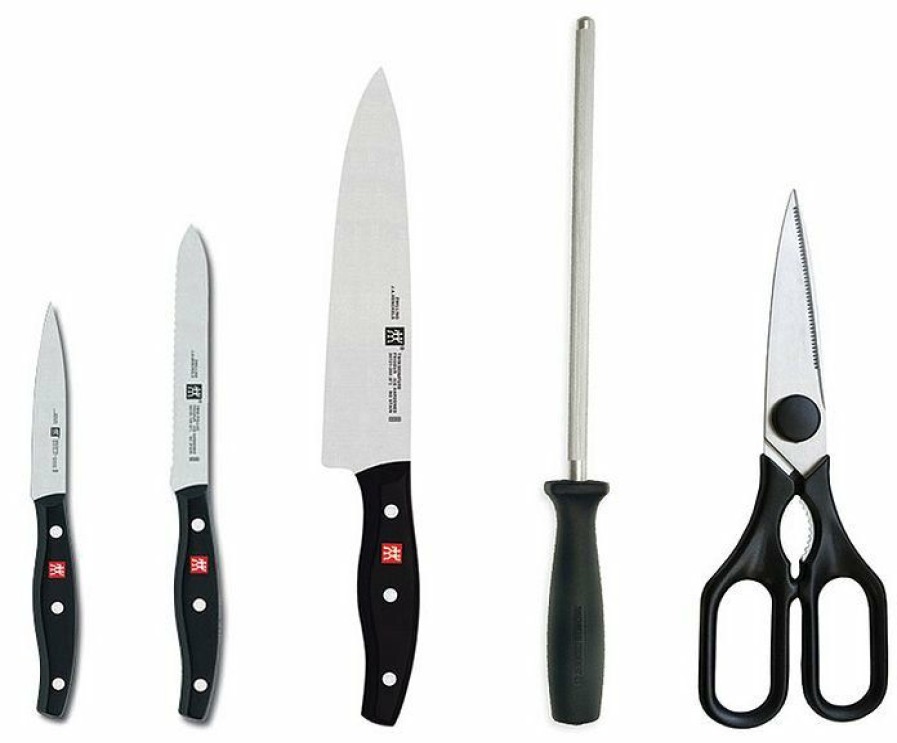 Knives * | Zwilling J.A. Henckels Twin Signature Knife Block 6 Pc Set