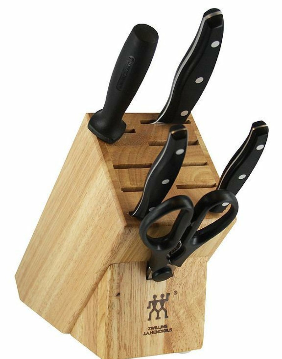 Knives * | Zwilling J.A. Henckels Twin Signature Knife Block 6 Pc Set