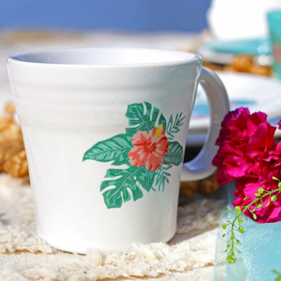 Glassware & Tabletop * | Fiesta 15Oz Tapered Mug | Aloha (White)