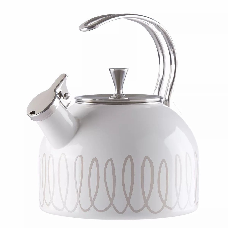 Kitchen * | Kate Spade New York Charlotte Street Kettle Grey