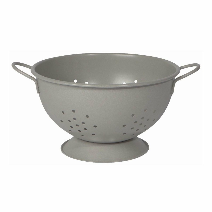 Cooks' Tools * | Danica Brands Now Designs By Danica Large Stainless Steel Colander | Matte Fog