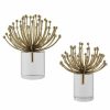 Misc_Gifts * | Uttermost Aga Modern Sculptures, Set Of 2 Gold-Tone