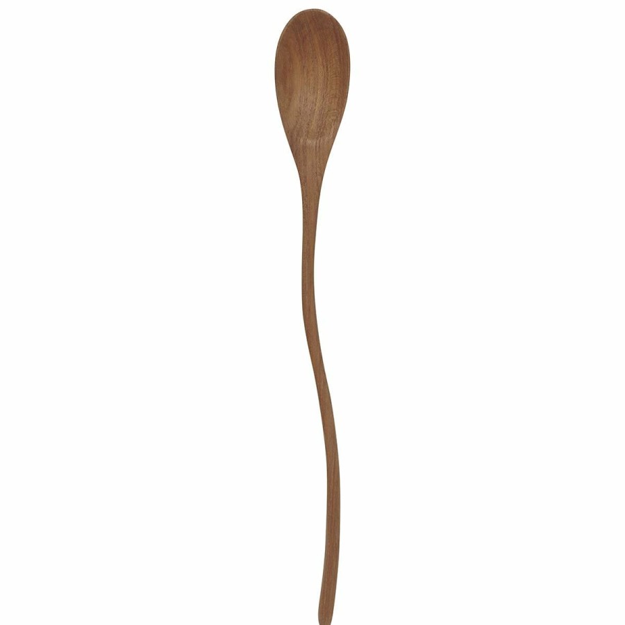 Cooks' Tools * | Danica Brands Danica Heirloom Reclaimed Teak Wood 9.25 Long Spoon | Wavy