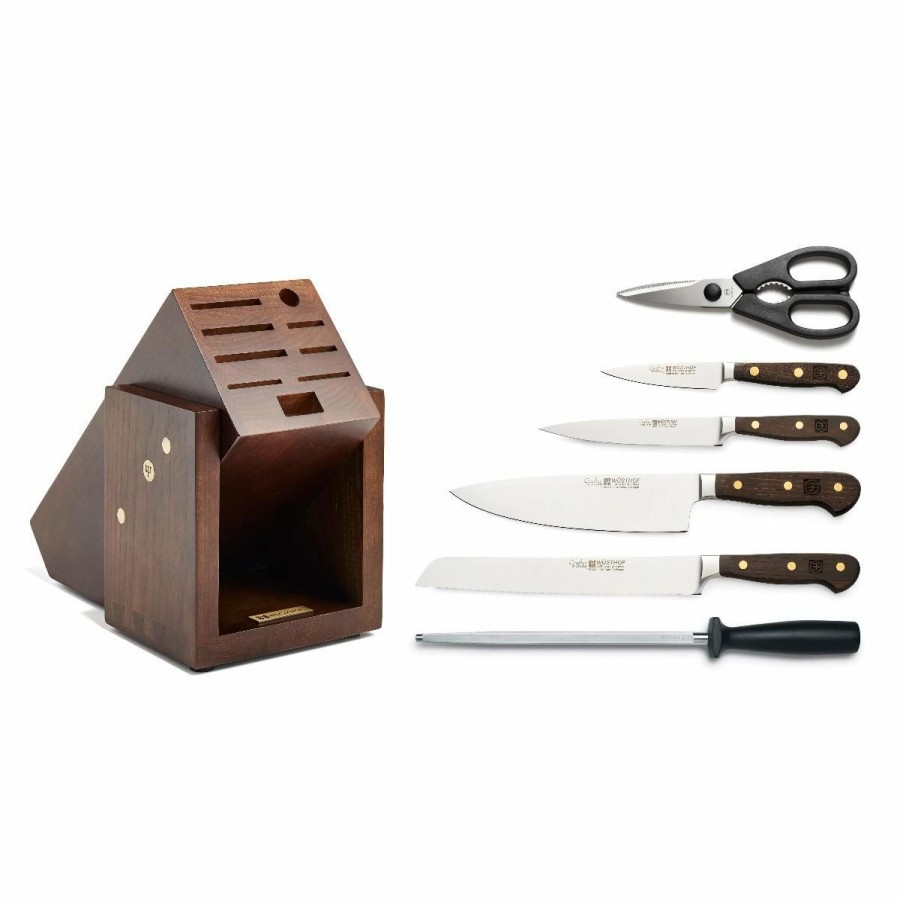 Knives * | Wusthof Cutlery Wusthof Crafter 7-Piece Block Set