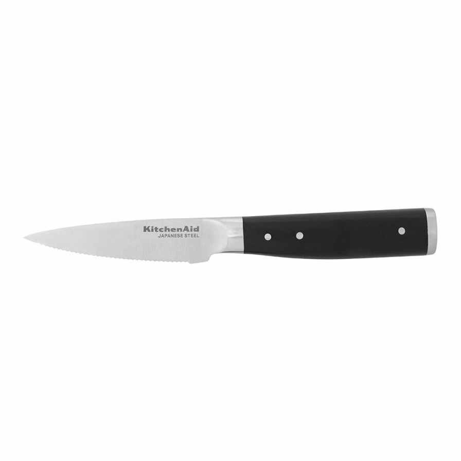 Knives * | Kitchenaid Non-Electrics Kitchenaid Gourmet Forged 3.5 Paring Knife With Sheath | Serrated