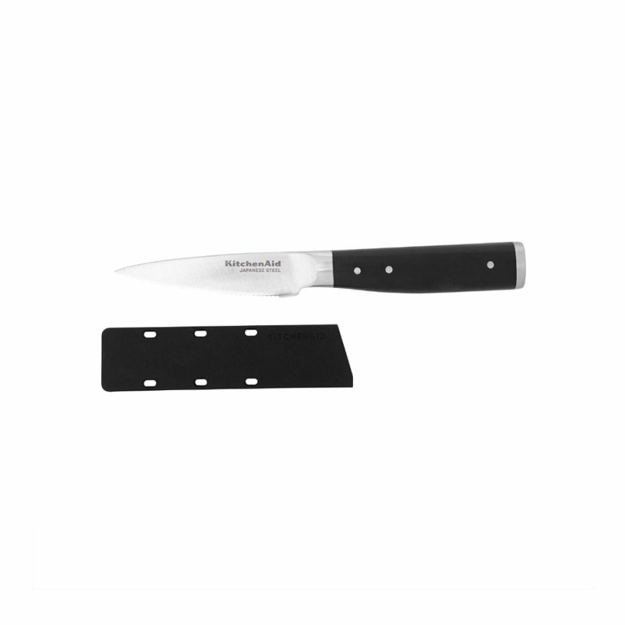 Knives * | Kitchenaid Non-Electrics Kitchenaid Gourmet Forged 3.5 Paring Knife With Sheath | Serrated