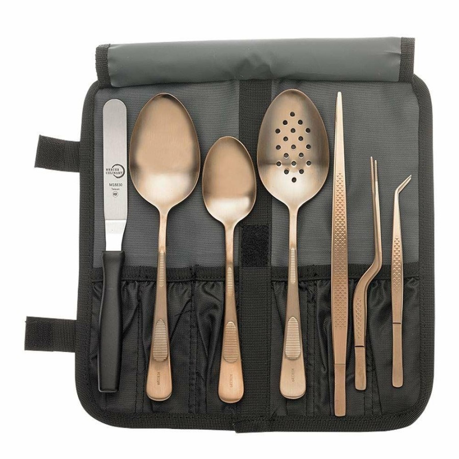 Cooks' Tools * | Mercer Culinary Mercer Rose Gold Plating Tools Set Of 8