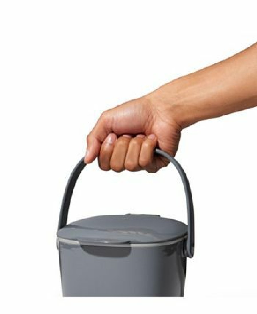 Kitchen * | Oxo Easy Clean 0.75 Gallon Compost Bin, Charcoal