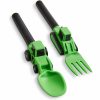 Glassware & Tabletop * | Masontops Dinneractive Construction Utensil Set Of 2 Green