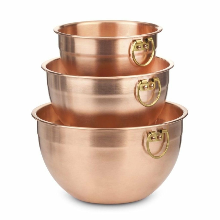 Cooks' Tools * | Cuisinart Copper Mixing Bowl Set | 3-Piece