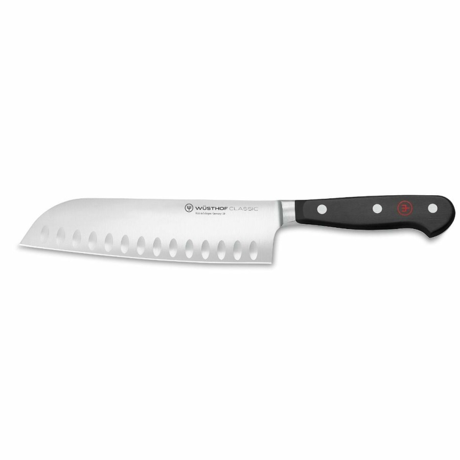 Knives * | Wusthof Cutlery Wusthof Classic 7 Santoku Knife | Hollow Edge