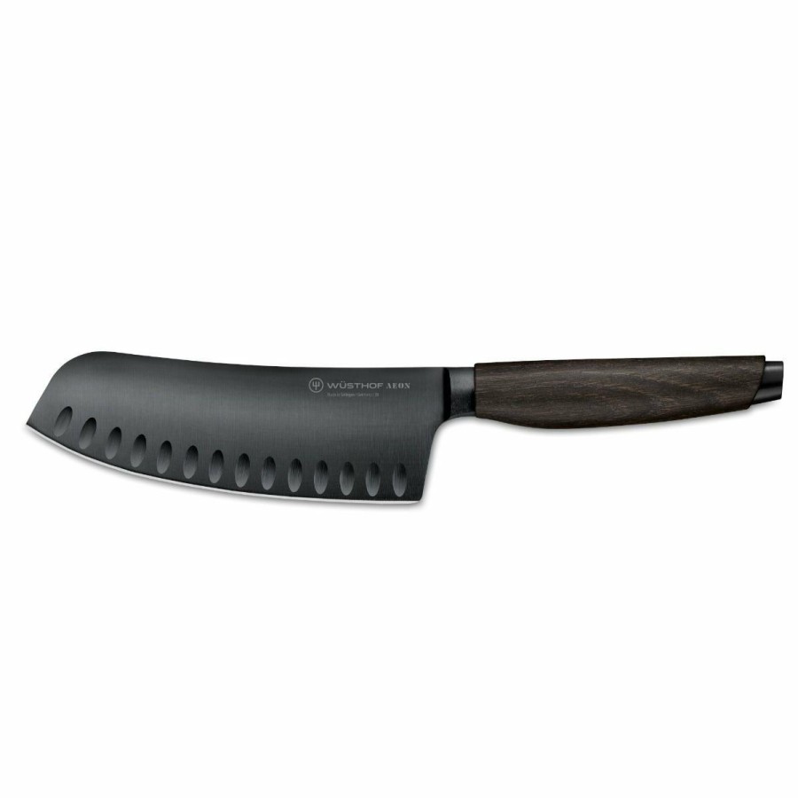 Knives * | Wusthof Cutlery Wusthof Aeon 7 Santoku Knife | Hollow Edge