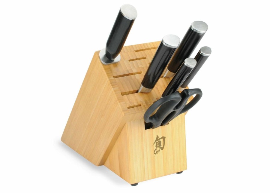 Knives * | Shun Cutlery Shun Classic Series 7-Piece Knife Block Set