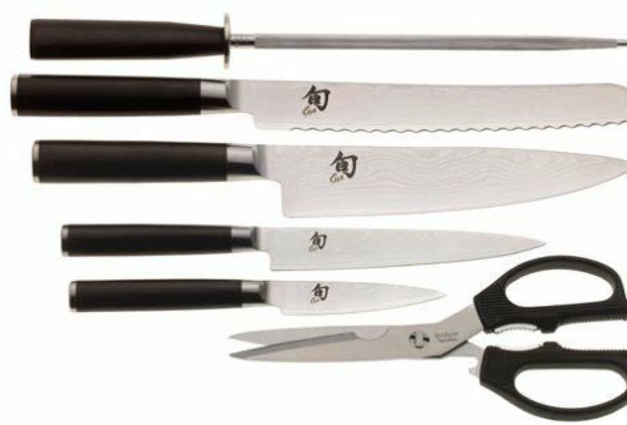 Knives * | Shun Cutlery Shun Classic Series 7-Piece Knife Block Set