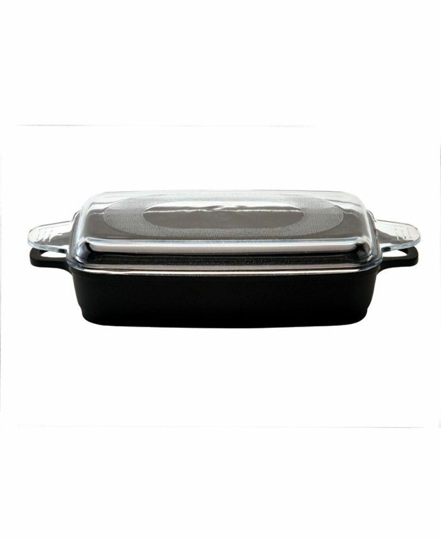 Kitchen * | Berghoff Scala Roasting Pan, 4.9 Quarts Black