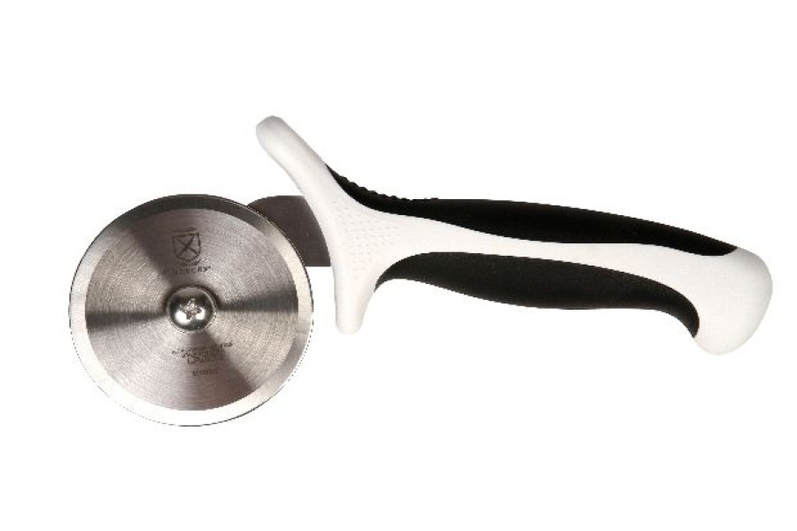 Cooks' Tools * | Mercer Cutlery Mercer Culinary Millennia 2.75 Pizza Cutter W/ White Handle (Commercial)