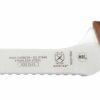 Knives * | Mercer Cutlery Mercer Millennia 8 Offset Utility Knife Wavy Edge (Brown)