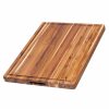 Knives * | Teakhaus Edge Grain Carving Board W/ Hand Grip + Juice Canal (Rectangle) | 24 X 18 X 1.5