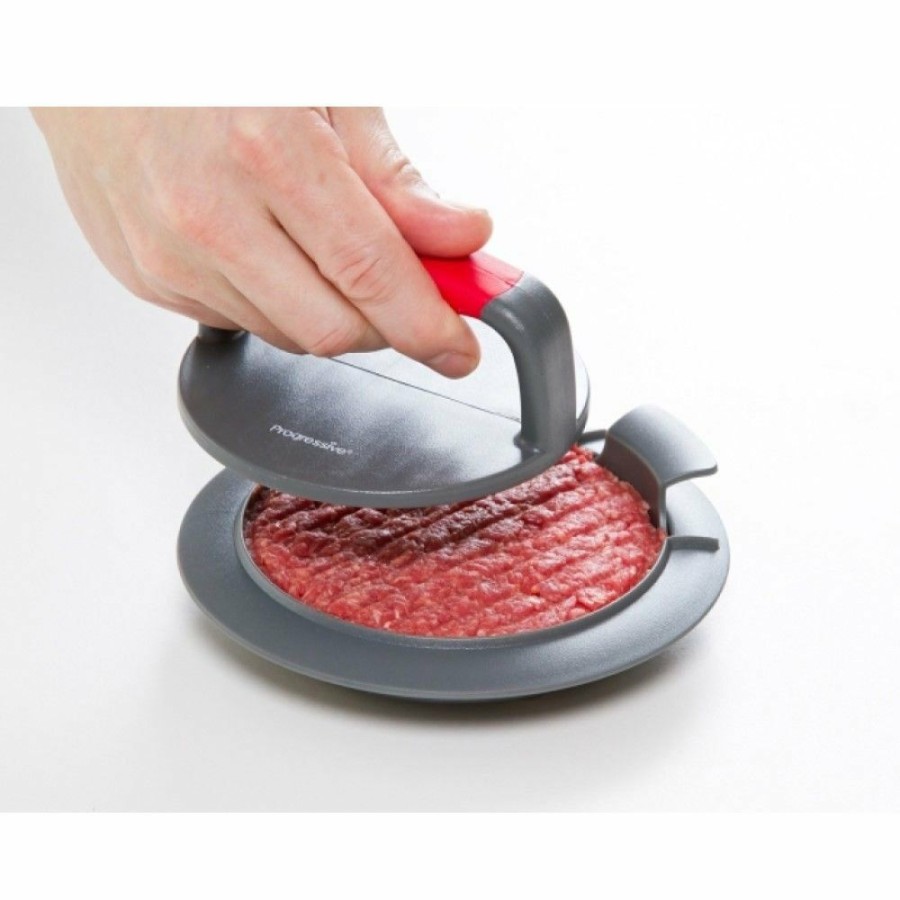 Cooks' Tools * | Progressive Perfect Burger Press Gray 6 Ounce Burger Maker