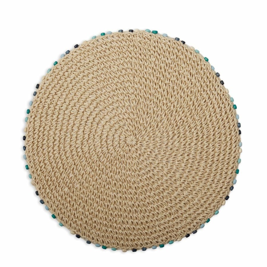 Glassware & Tabletop * | Fiesta 15 Round Placemat | Cabo Bead Blue