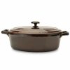 Kitchen * | Berghoff Neo Cast Iron Round Covered Casserole, 4.8 Quart Brown