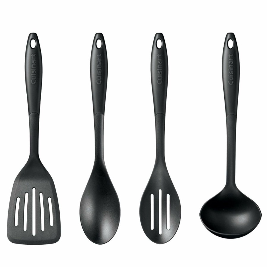 Cooks' Tools * | Cuisinart Nylon Boxed 4-Piece Tool Set | Black