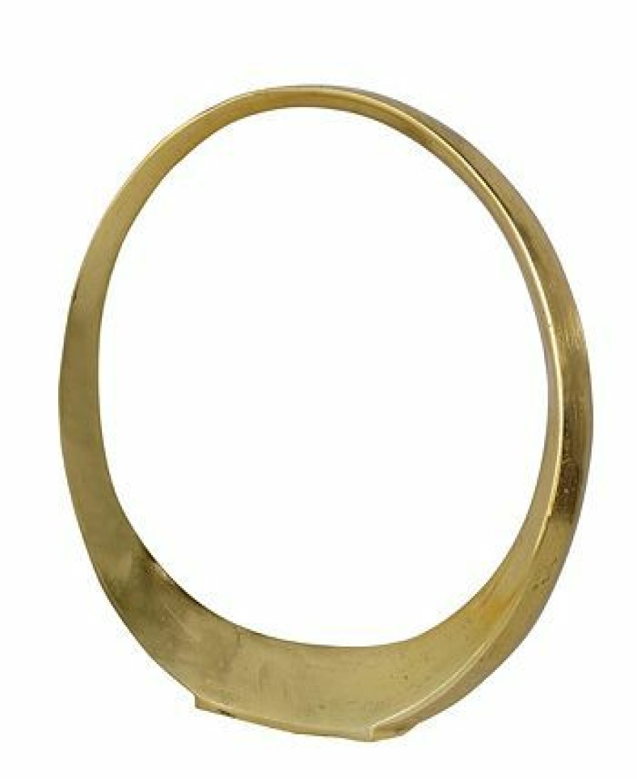 Misc_Gifts * | Uttermost Jimena Large Ring Sculpture Gold-Tone