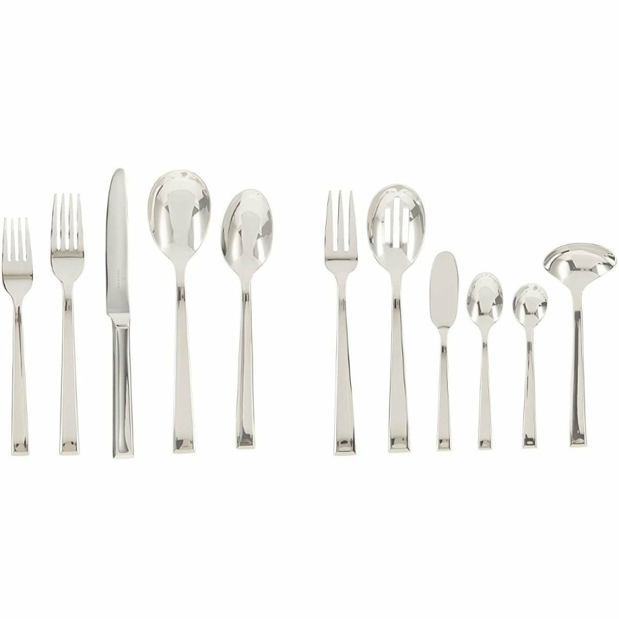 Glassware & Tabletop * | Villeroy & Boch 46-Piece Stainless Steel Flatware & Serving Set | Victor